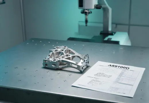 Aerospace machined bracket
